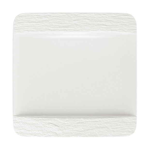 Manufacture Rock Blanc - Speiseteller quadratisch (6er Set)