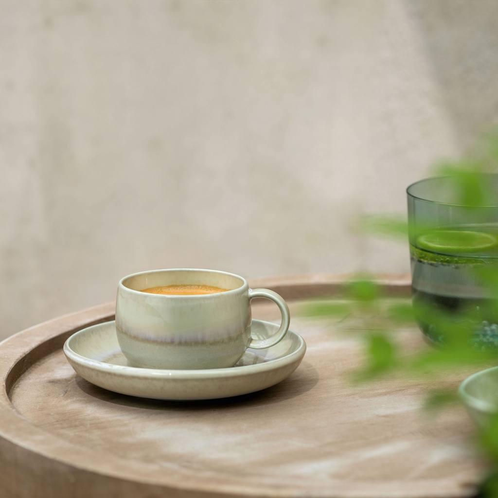 Perlemor Alga – Espressountertasse (4er-Set)