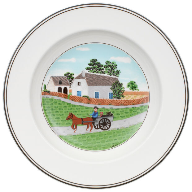 Design Naif - Suppenteller Farmer (6er-Set)