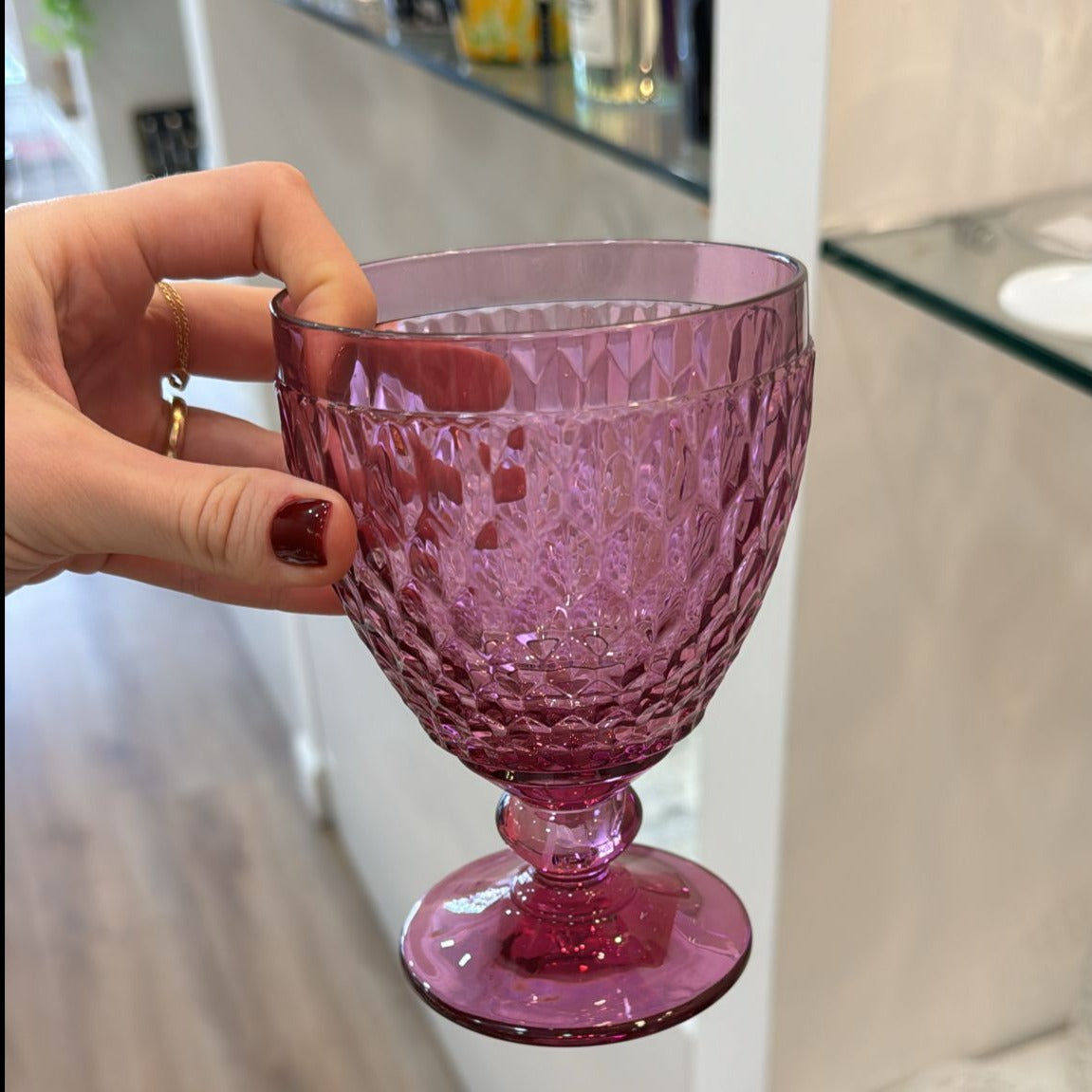 Calice acqua Boston Colored - Berry (Set da 4)