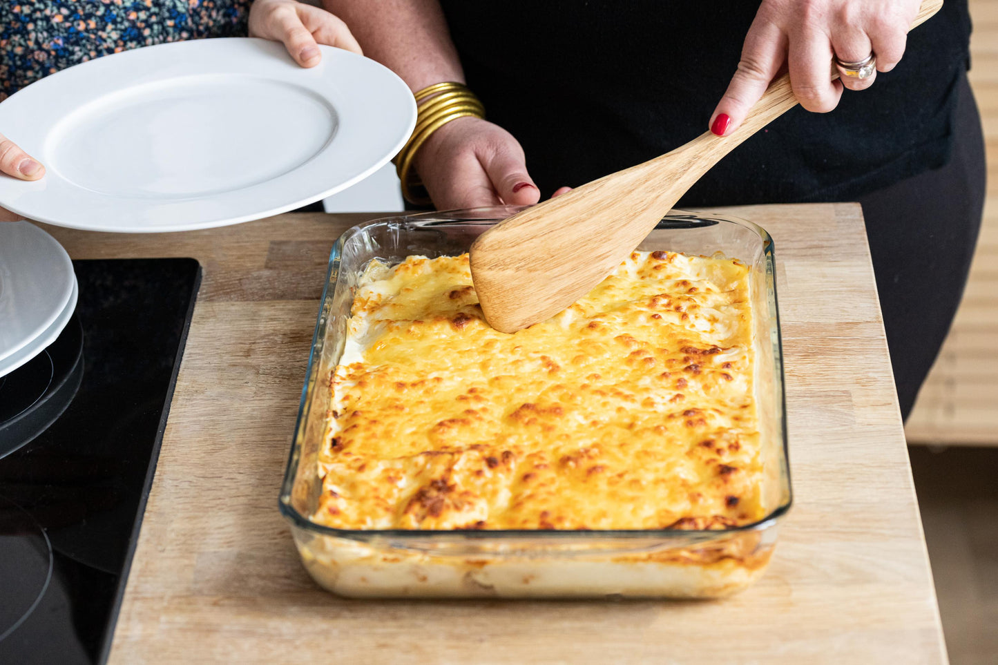 Rectangular glass baking dish - special for lasagne