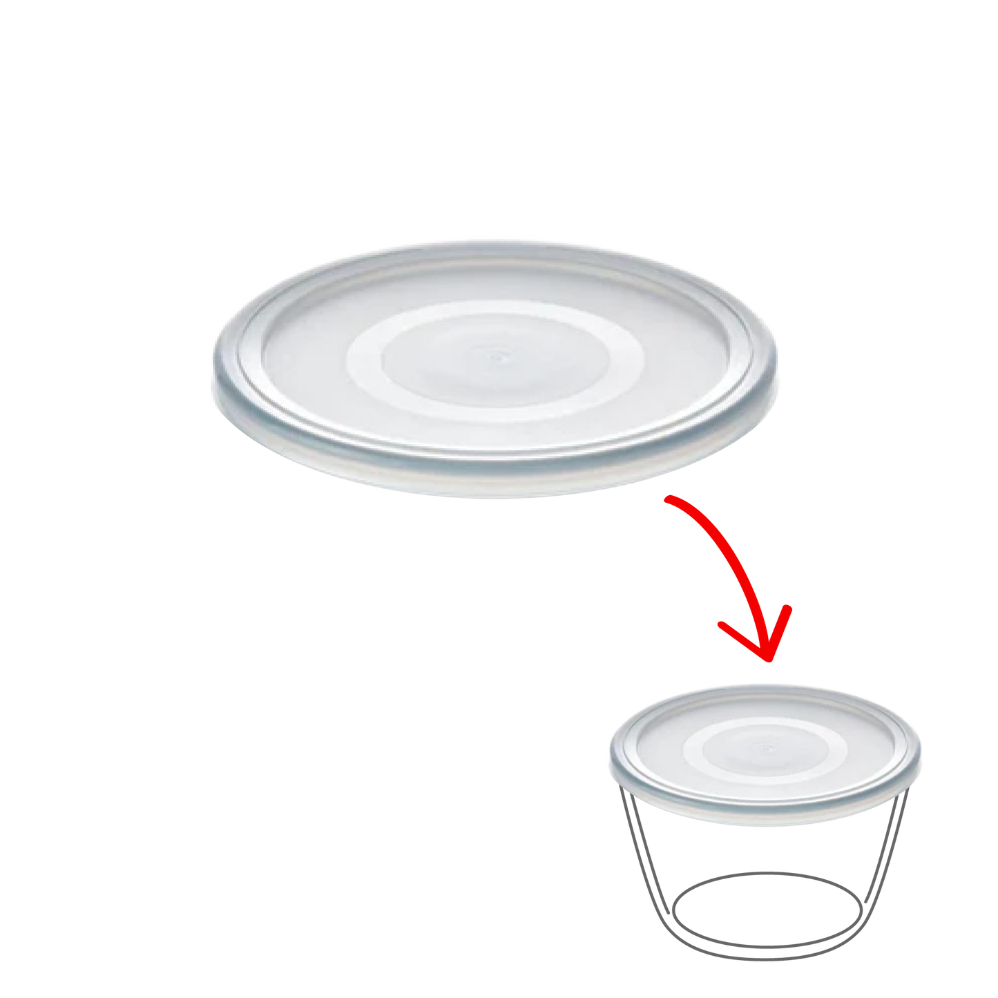 Cook Freeze - Round replacement lid
