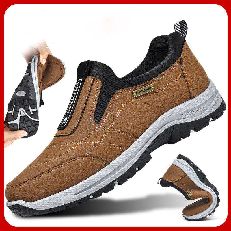 [🔥Authenticity Guaranteed] Men's Comfortable Waterproof Breathable Anti-Sprain Orthopedic Hiking Shoes