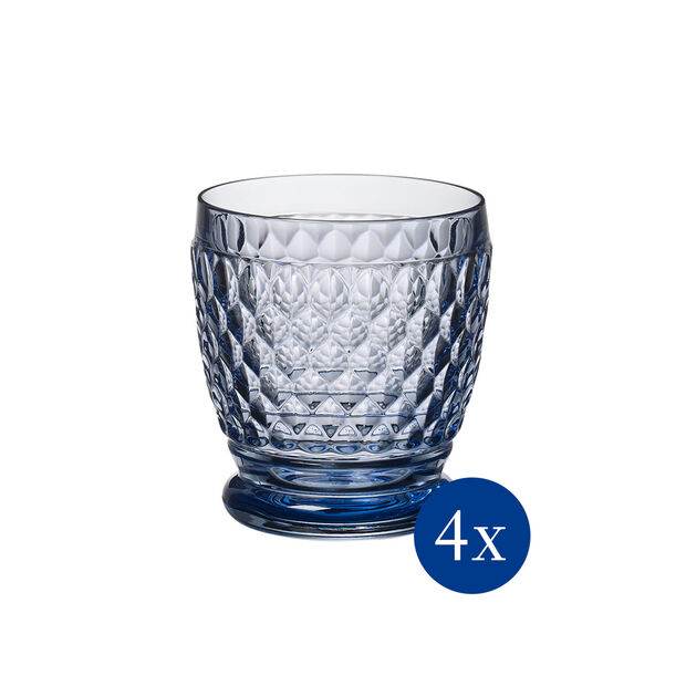 Boston Coloured - DOF - Blau (4er Set)