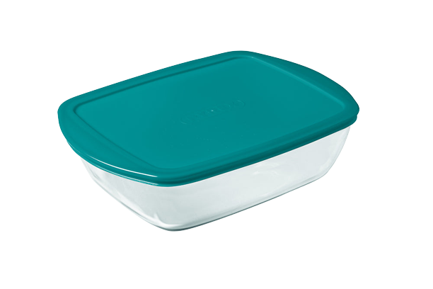 Cook  Store - Rectangular glass dish with lid