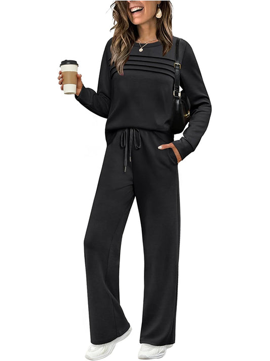 CLEARANCE SALE🔥 Women's 2 Piece Sets Sweatshirt Casual Travel Outfits