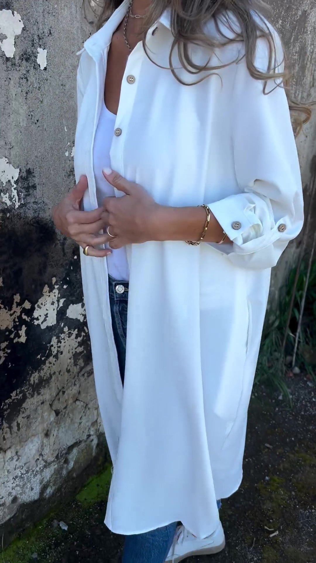 🔥ULTIMO GIORNO SCONTO 50%🔥Giacca da donna casual a maniche lunghe con risvolto in tinta unita