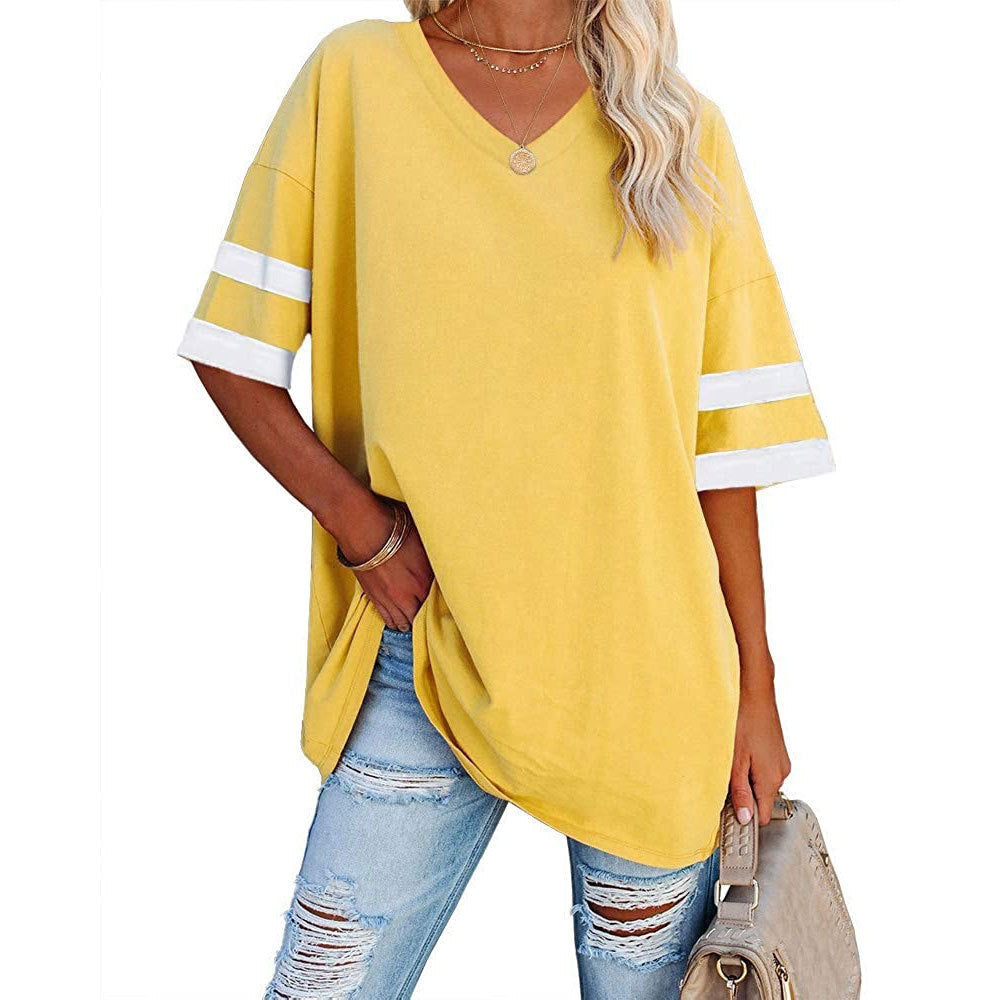 🔥Up to 69% OFF Today🔥Women Summer 2025 Tops 20 Colors Casual V-neck T-shirts