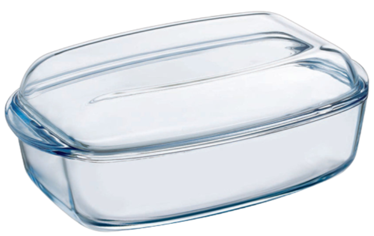 Large rectangular glass casserole - SlowCook range