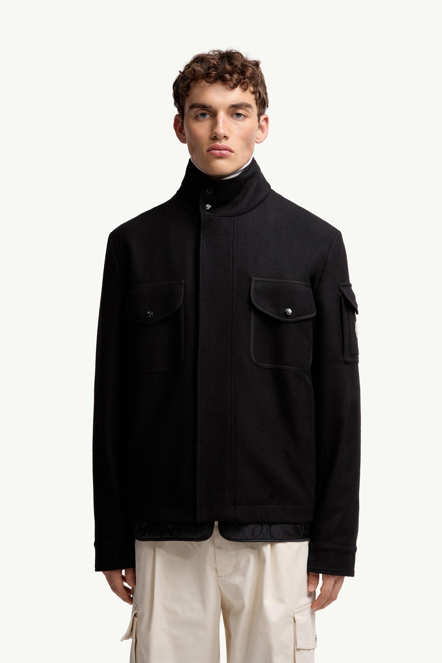 Avoine Wool Short Down Jacket
