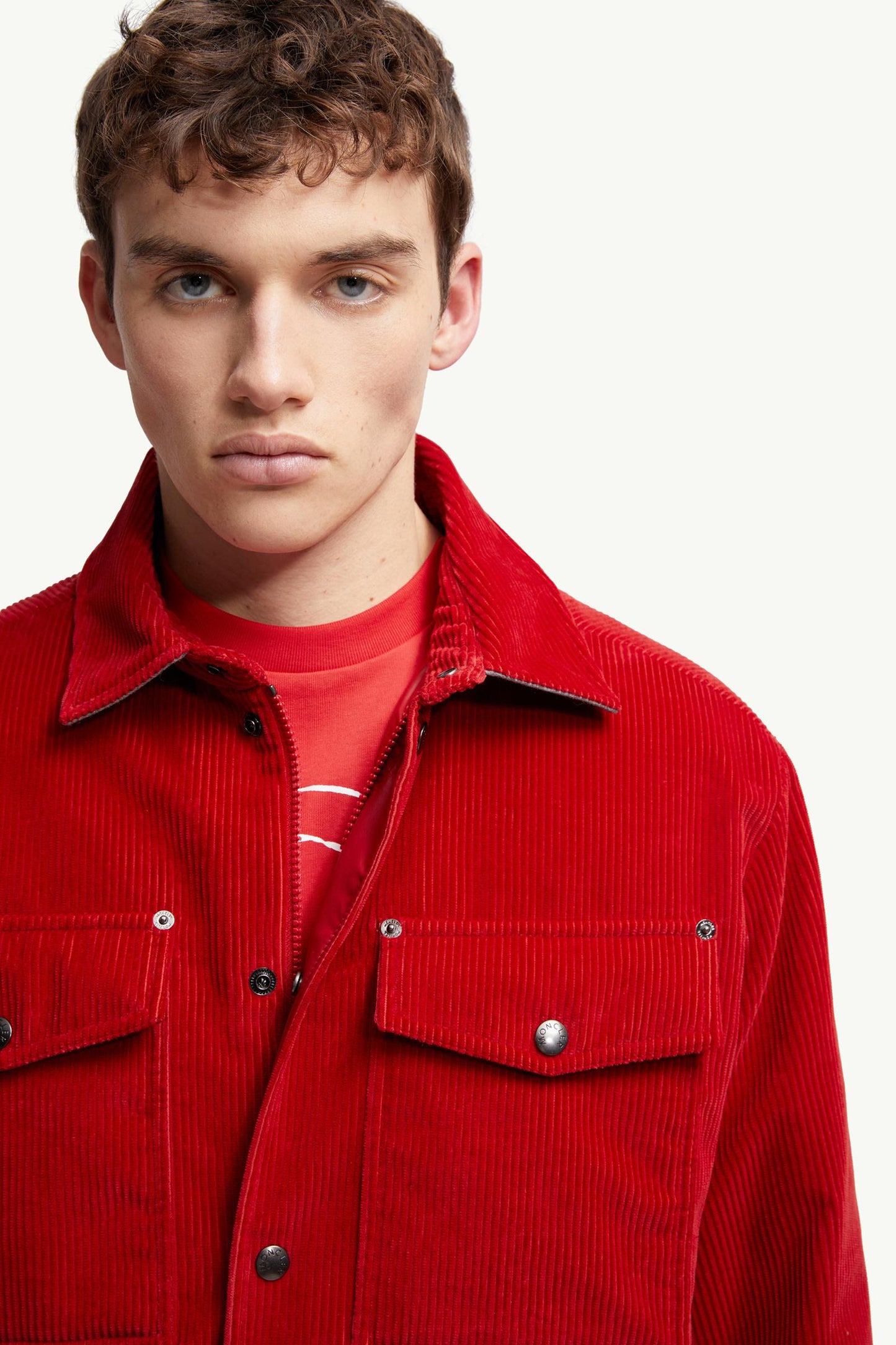 Ambroisie Corduroy Down Shirt Jacket