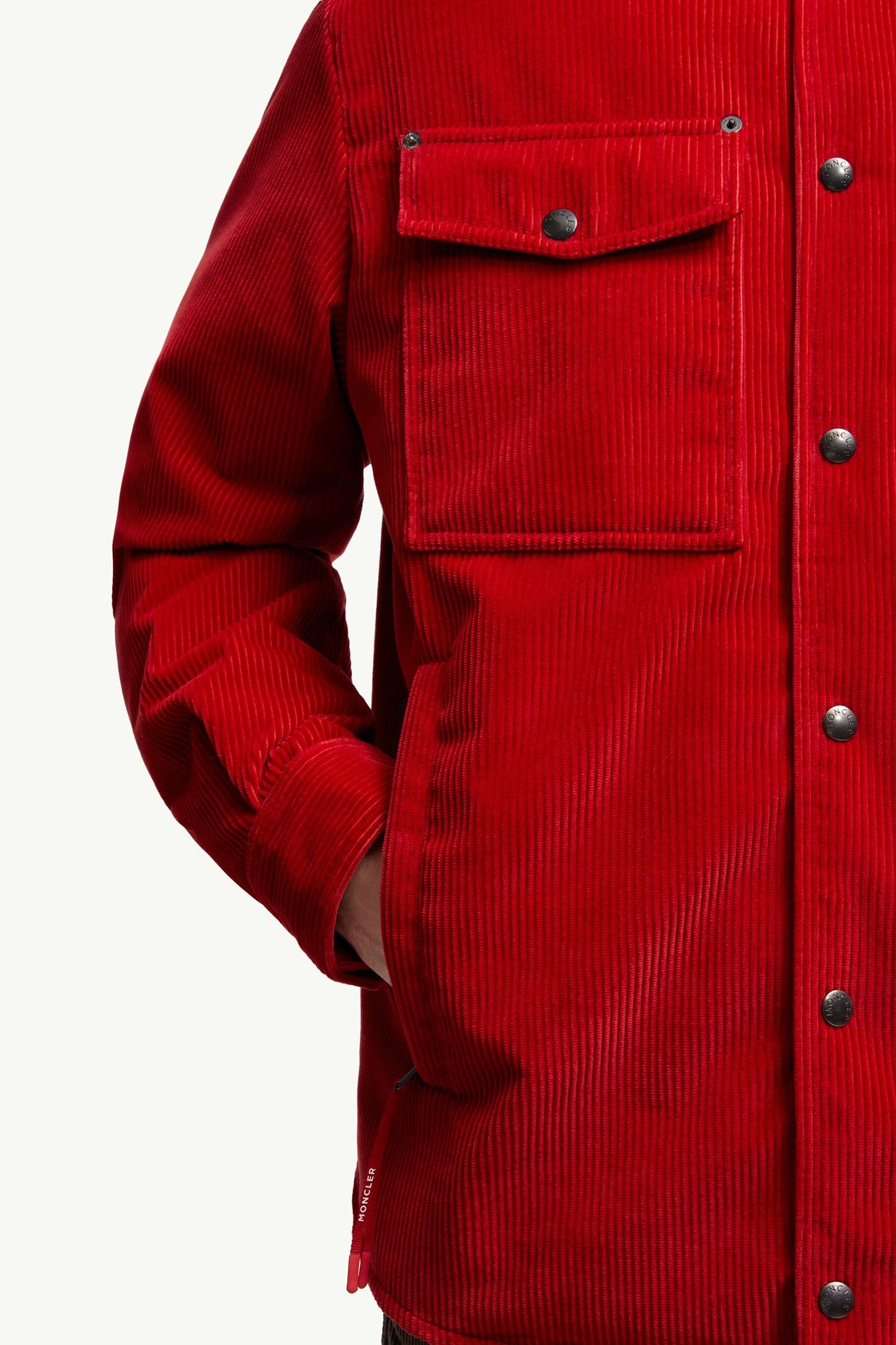 Ambroisie Corduroy Down Shirt Jacket