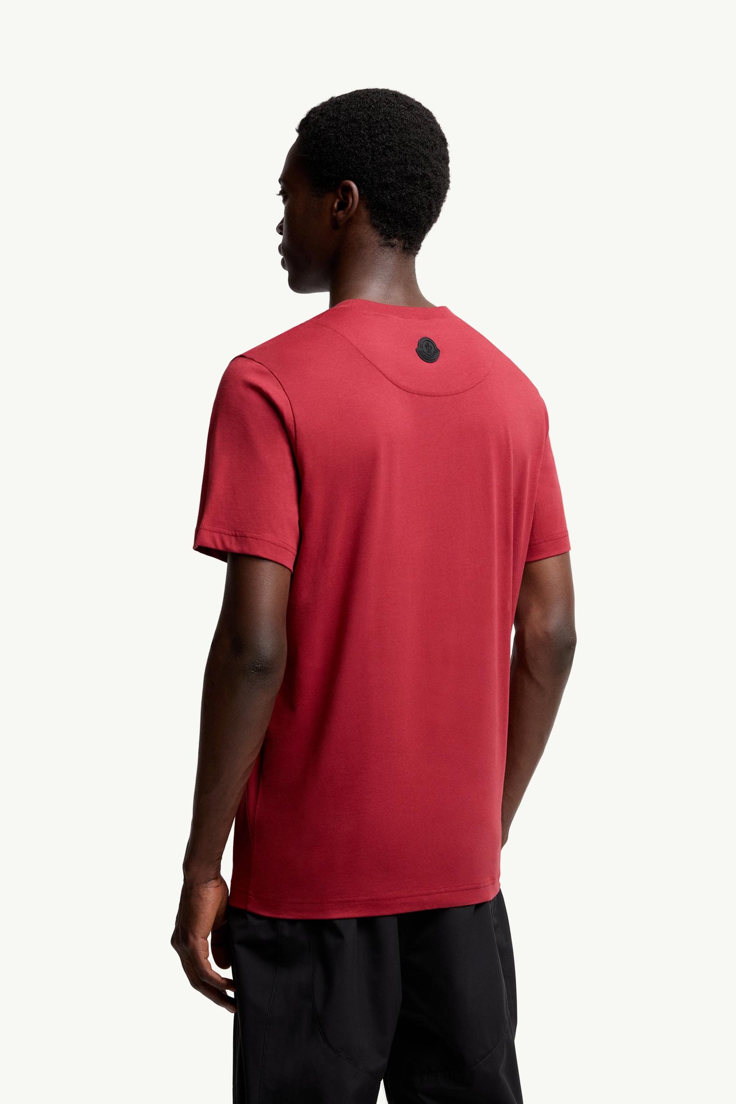 Three-Dimensional Logo Cotton T-Shirt