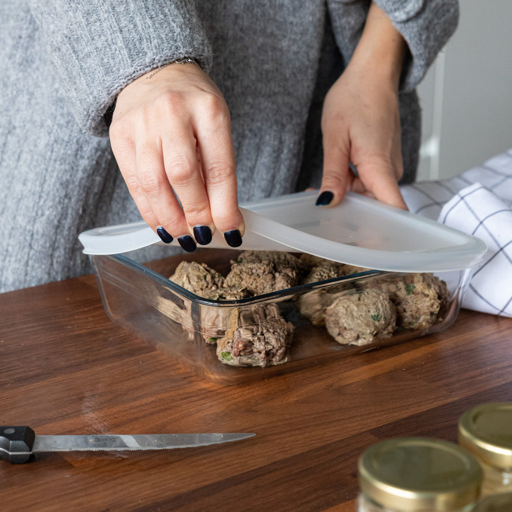 Cook  Freeze - Rectangular glass dish with special freezer lid
