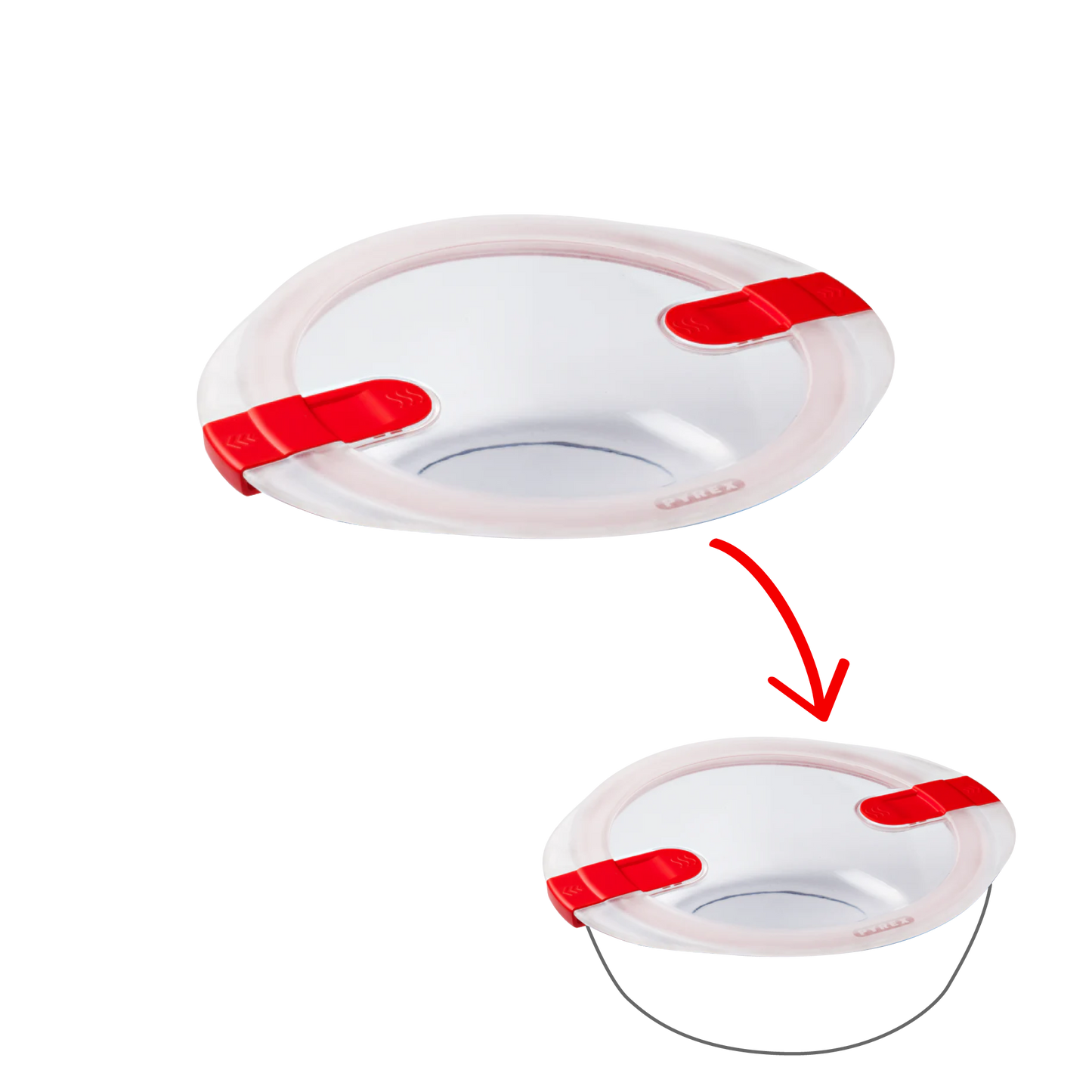Cook Heat - Round spare lid with steam valves