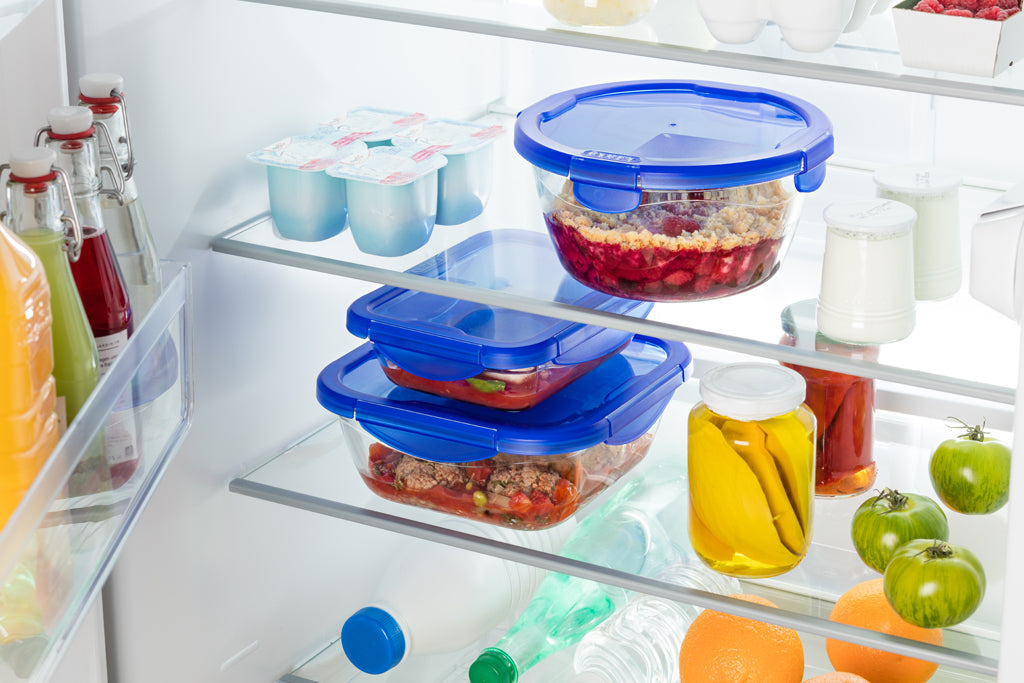 Square glass dish with watertight lid - Cook  Go