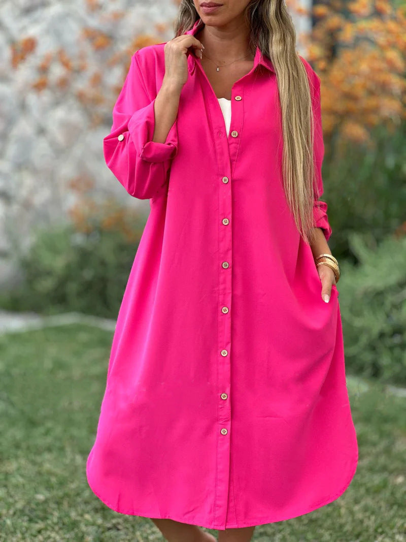 🔥ULTIMO GIORNO SCONTO 50%🔥Giacca da donna casual a maniche lunghe con risvolto in tinta unita