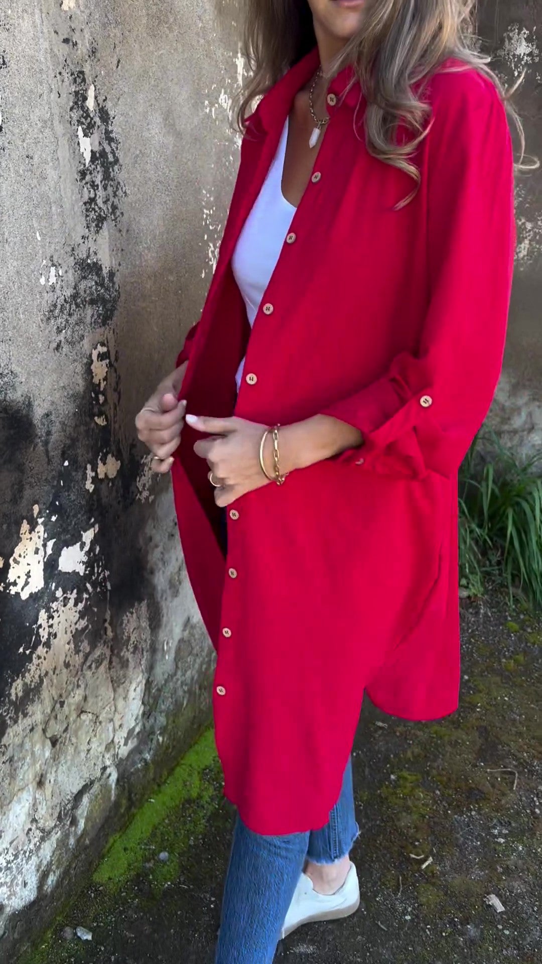 🔥ULTIMO GIORNO SCONTO 50%🔥Giacca da donna casual a maniche lunghe con risvolto in tinta unita