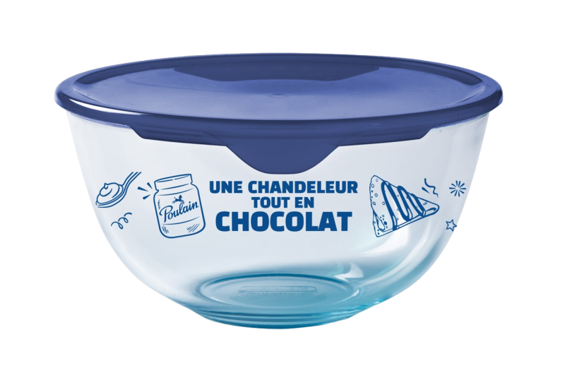Glass bowl with lid - Prep  Store