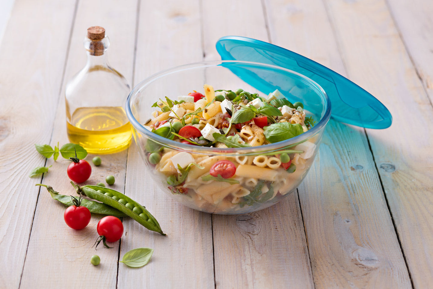 Glass bowl with lid - Prep  Store