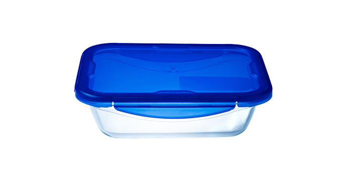 Cook Go - Rectangular watertight glass storage box