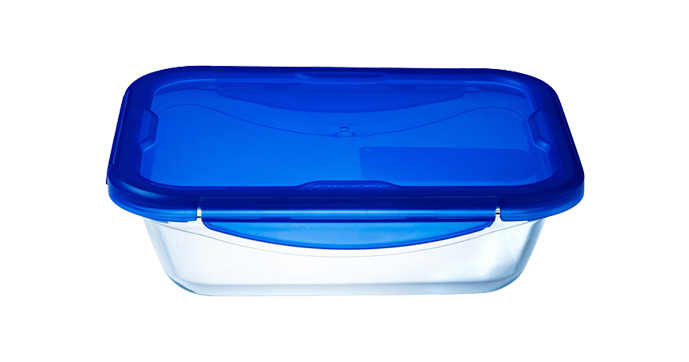 Cook Go - Rectangular watertight glass storage box